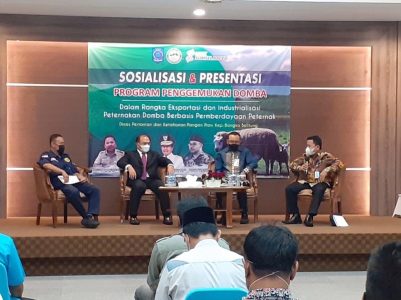 Gubernur Erzaldi Buka Sosialisasi Program Penggemukan Domba Berbasis Pemberdayaan Peternak 