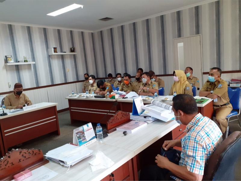 Evaluasi Pelaksanaan APBD 2021, Dinas Pertanian Babel Gelar RDP Bersama Komisi II 