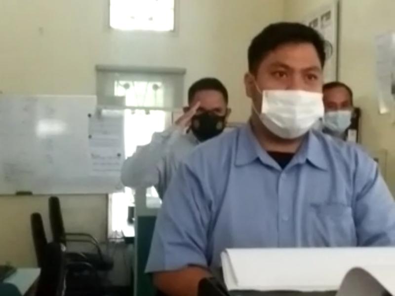 Khidmat, Lagu Kebangsaan Berkumandang Serentak di Kantor Dinas Pertanian Babel