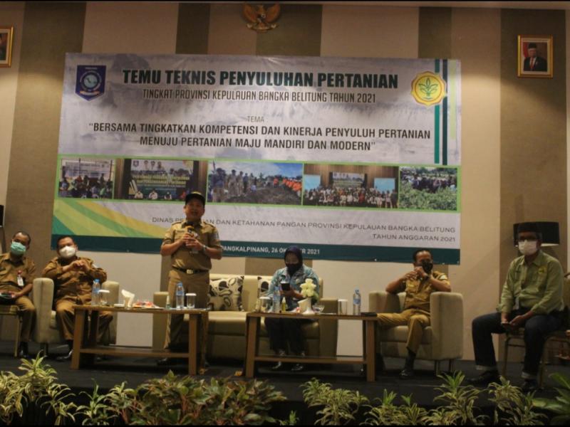 Ngobras Bareng Kepala Dinas Pertanian Babel,  BPP Keluhkan Listrik dan Jaringan Internet 