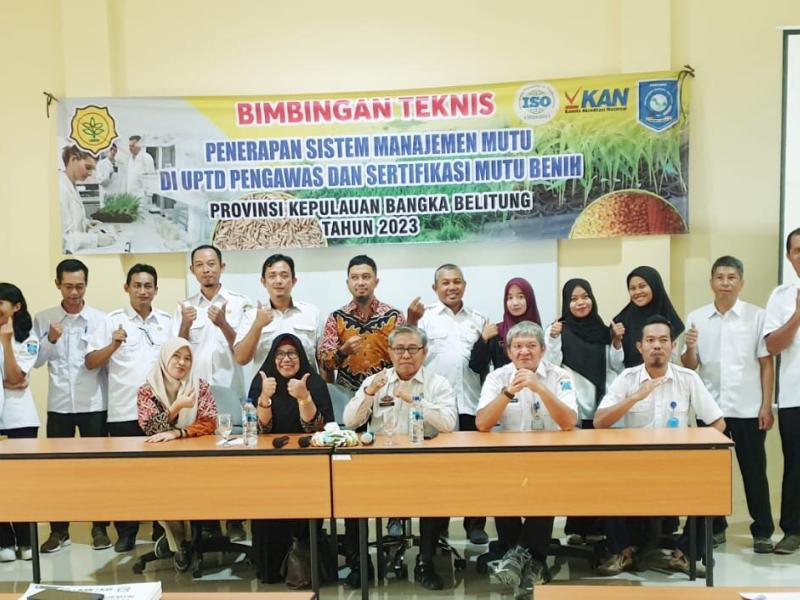 UPTD PSMB Babel Gelar Bimtek Manajemen Mutu