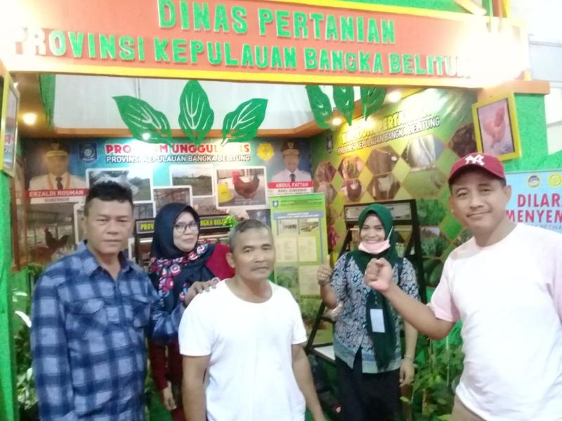 Jelang Pembukaan Babel Fair 2019, Stand Dinas Pertanian Mulai Ramai Pengunjung