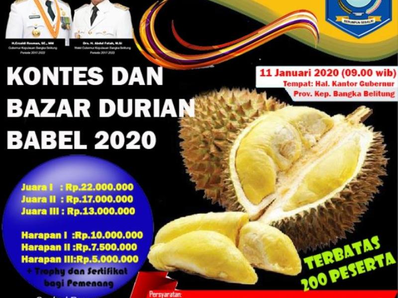 Hadiah Puluhan Juta Rupiah Menanti Pemenang Kontes Durian