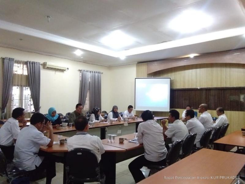 Dinas Pertanian Babel Gelar Rapat Percepatan Penyaluran KUR Prukades