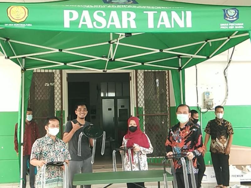 Sediakan Akses Pasar untuk Petani, Dinas Pertanian Babel Bantu Fasilitas Pasar Tani di Tiga Kabupaten
