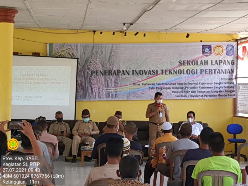 Buka SL-PIT di Desa Paya Benua, Juaidi Berikan Tiga Kata Kunci Sukses Usaha Tani 