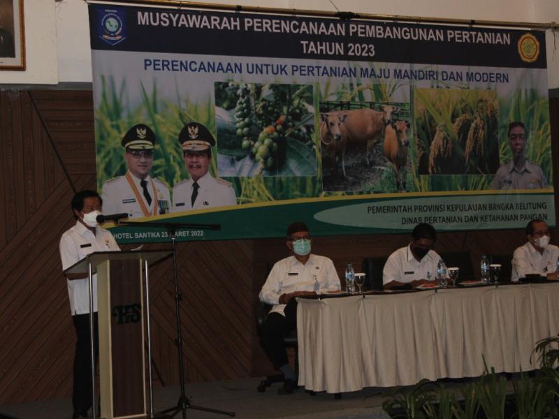 Buka Musrenbang Pertanian, Wagub Abdul Fatah: Fokus Pada Penyediaan Pangan