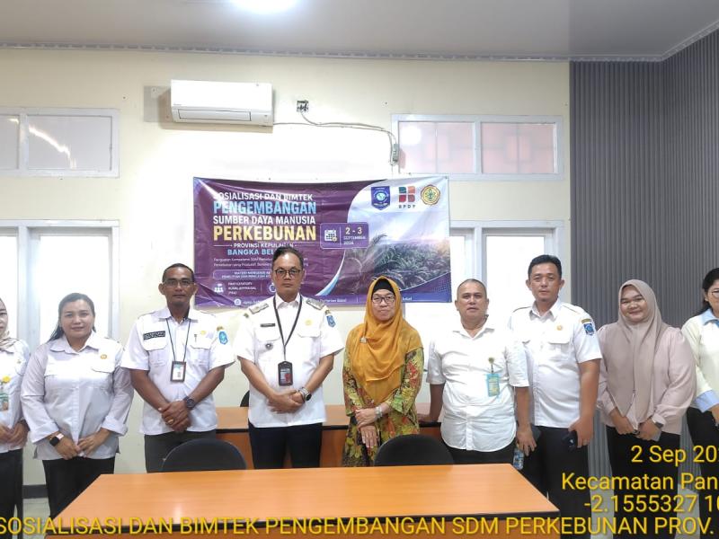 DPKP Babel Gelar Bimtek SDM Sawit, Pacu Kompetensi Fasilitator di Kabupaten Bangka