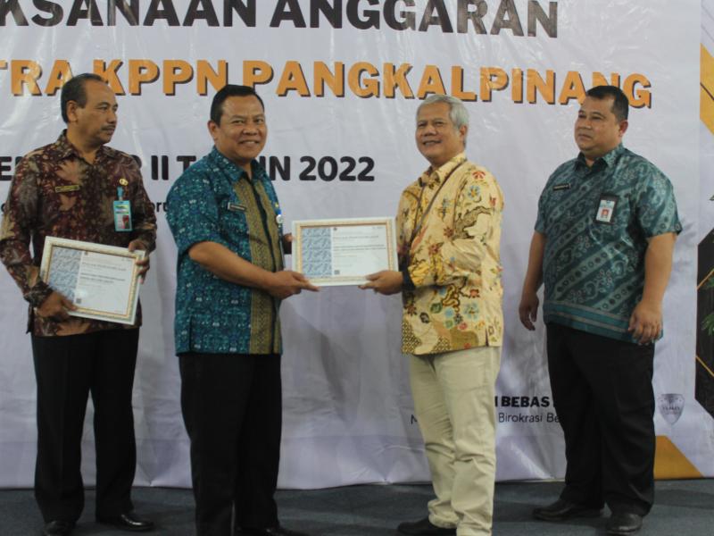 Lagi, Satker Dinas Pertanian Babel Raih IKPA Award Dari KPPN
