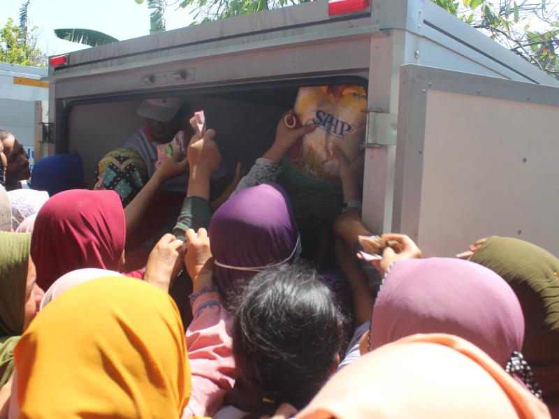 GPM Hari Pangan Sedunia, Tiga Ton Beras Bulog Terjual Habis