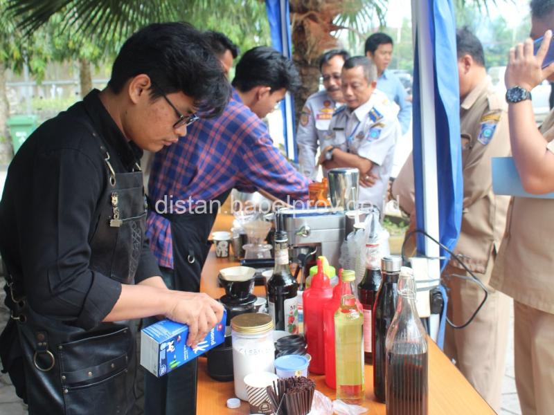 Momen Hari Kopi Nasional, Dinas Pertanian Babel Gelar Minum Kopi Gratis