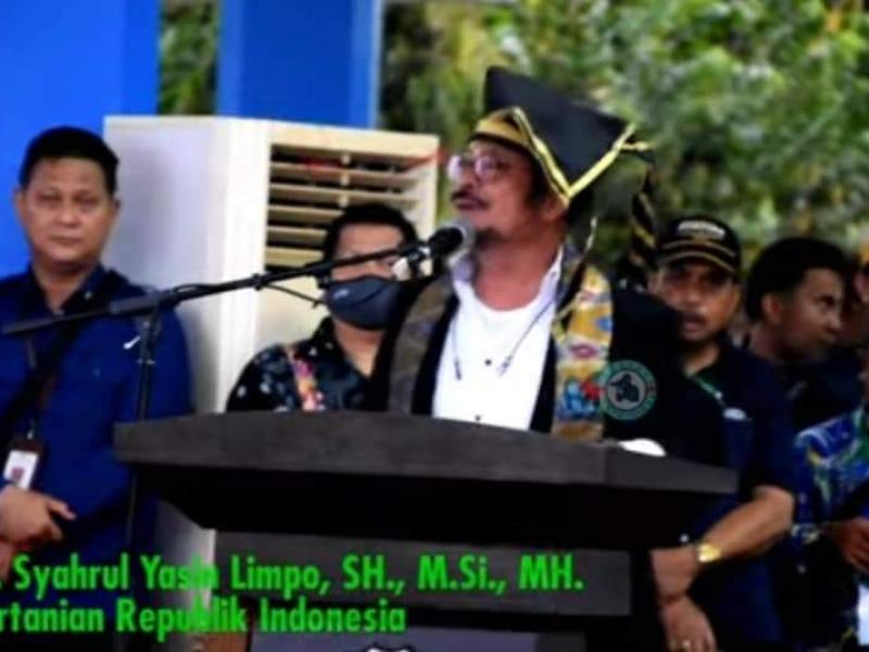 Buka Pra Penas di Maros, Mentan SYL Sebut Indonesia Bertahan Saat Krisis Karena Ada Petani  