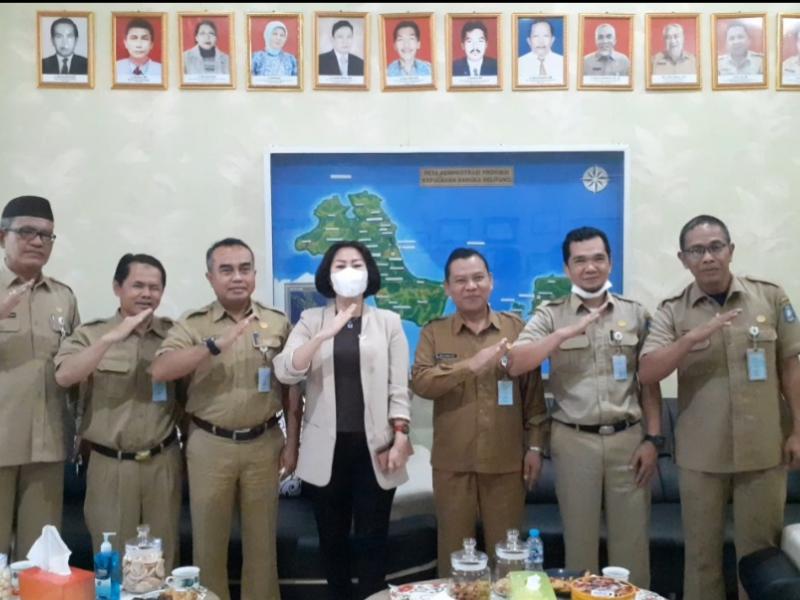 Ketua DPRD Bateng Bicarakan Kelapa Sawit Hingga Ternak Sapi di Dinas Pertanian Babel