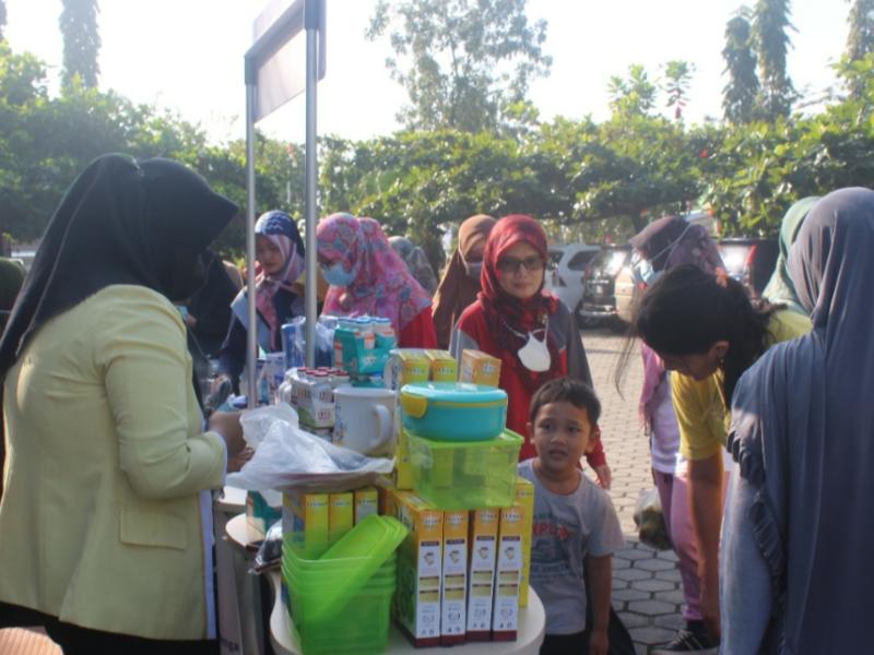 Buka Kembali, Pasar Tani Dinas Pertanian Babel Ramai Pengunjung
