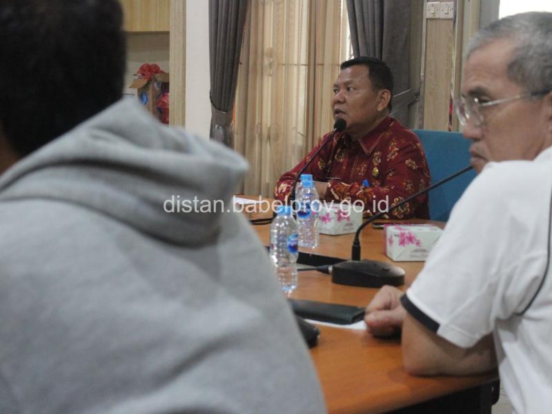 Dinas Pertanian Babel dan KTNA Gelar Rapat Pemantapan Penas Padang