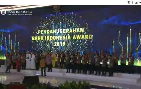 Penganugerahan BI Award Tahun 2019 dan Kelompok Tani Makmur menjadi salah satu finalis yang mendapatkan penghargaan itu